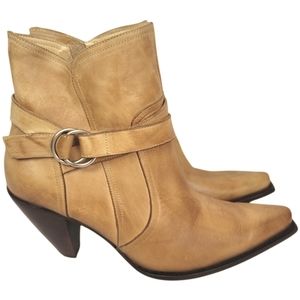 Lucchese Charlie 1 Horse Harness Ankle Boots SZ 10